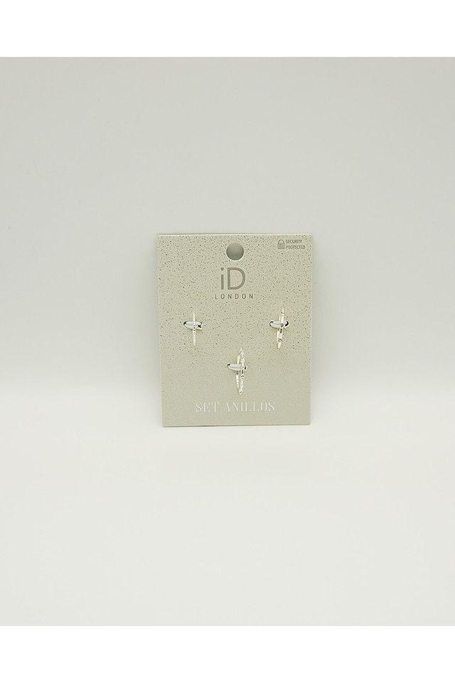 Anillo Set Sparkles Plateado I-D-1