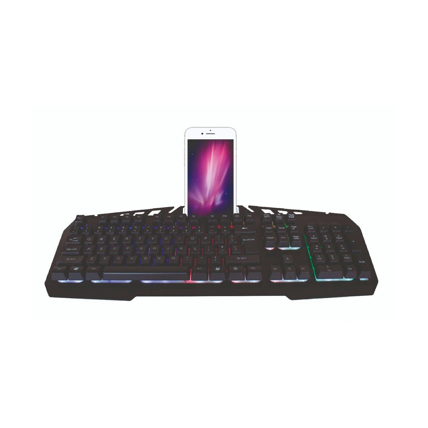 Kit Gamer Pro Teclado Mouse 3200 DPI Mousepad y Audifonos PC PS4 -4