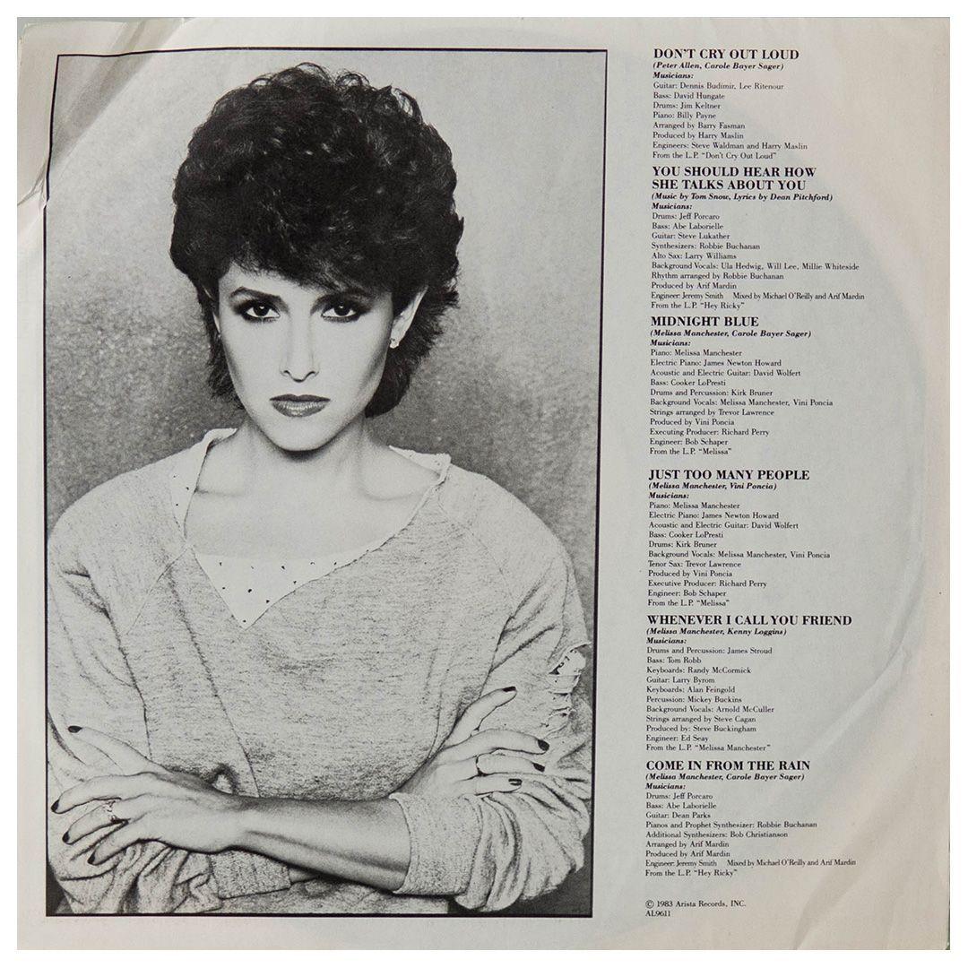 MELISSA MANCHESTER - GREATEST HITS VINILO USADO-3