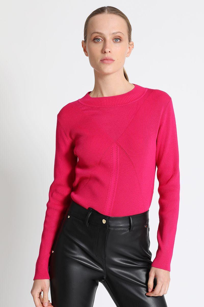 Jersey Tejido Fucsia Liola-0