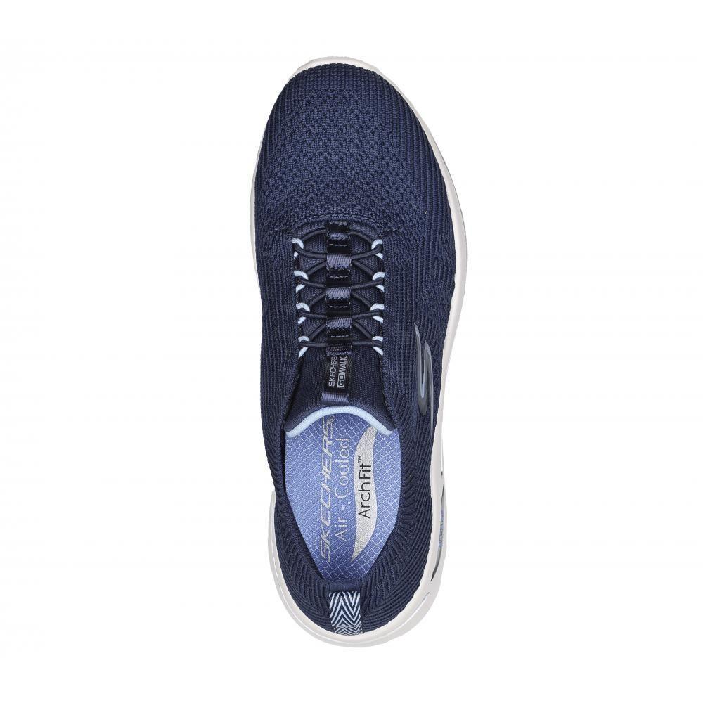 Zapatilla Mujer Go Walk Arch Fit C Azul Skechers-1
