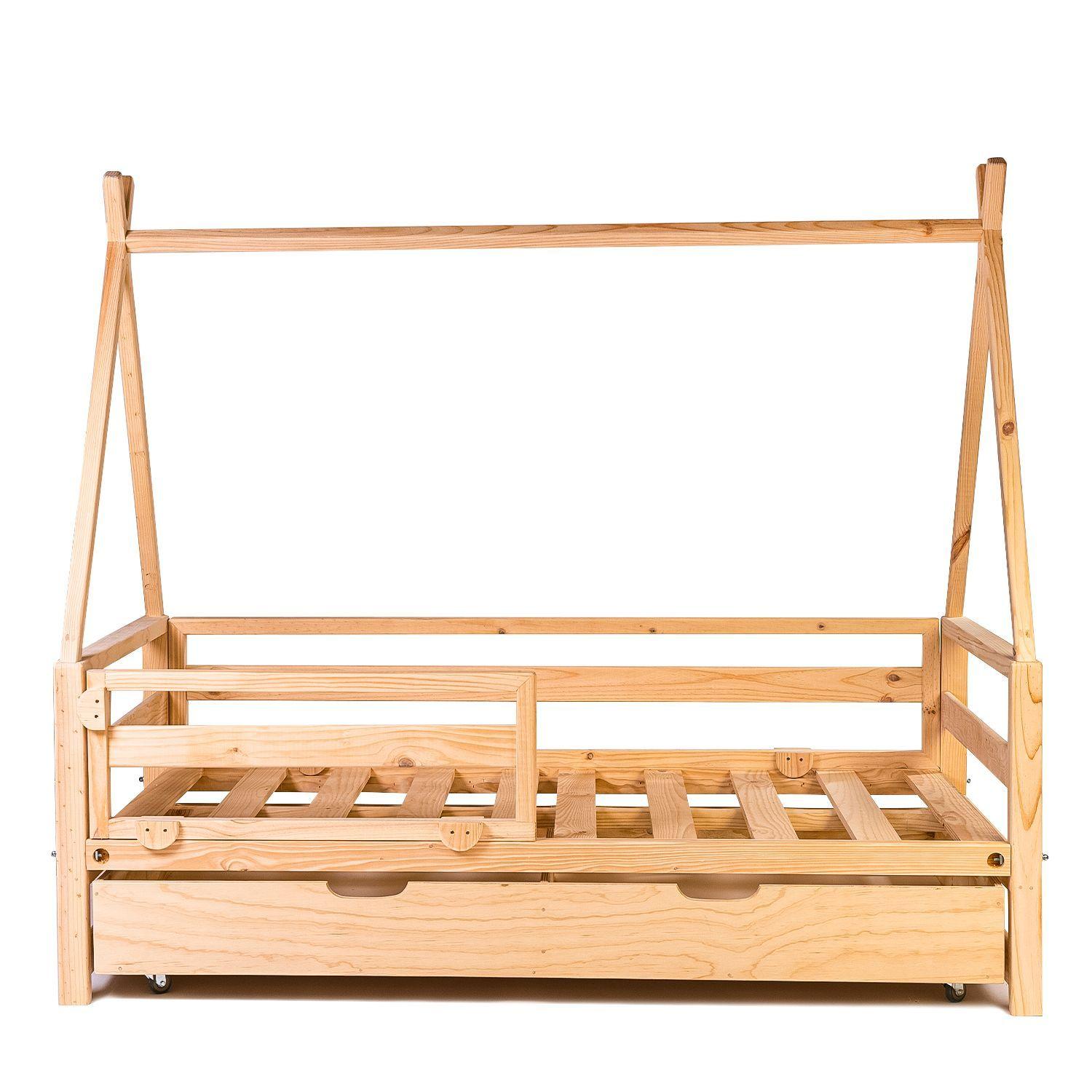 Cama para niños, Cama tipi bh cajonera infantil - 1 plaza-3