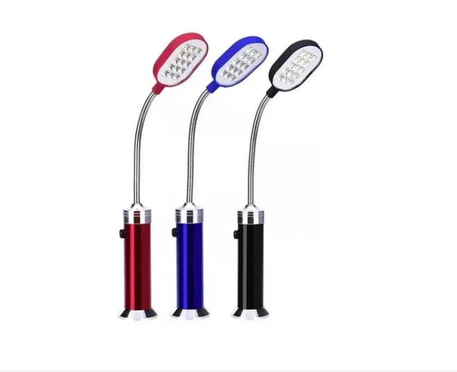 Linterna De Mesa Metálica Con Base Magnetica 15 Led-1