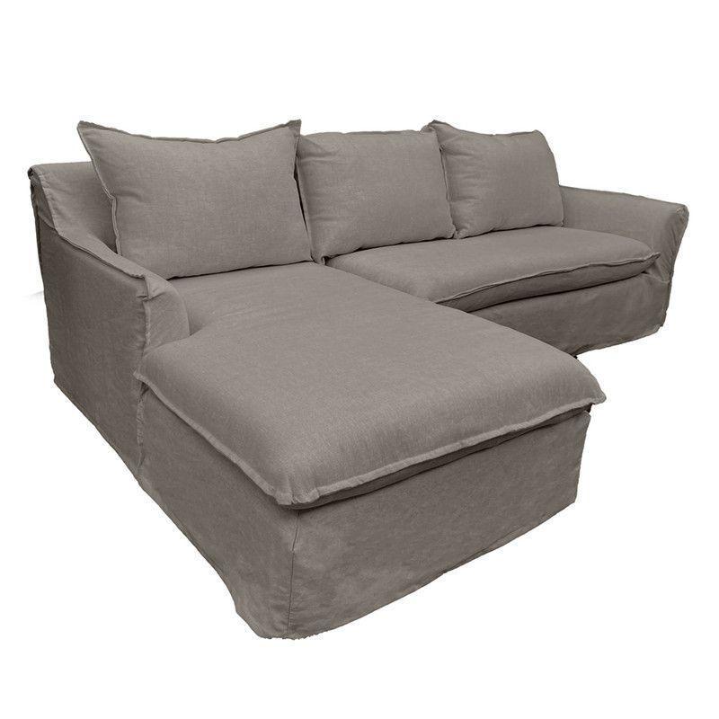 Seccional Queule Chenille Gris Piedra 3C-2