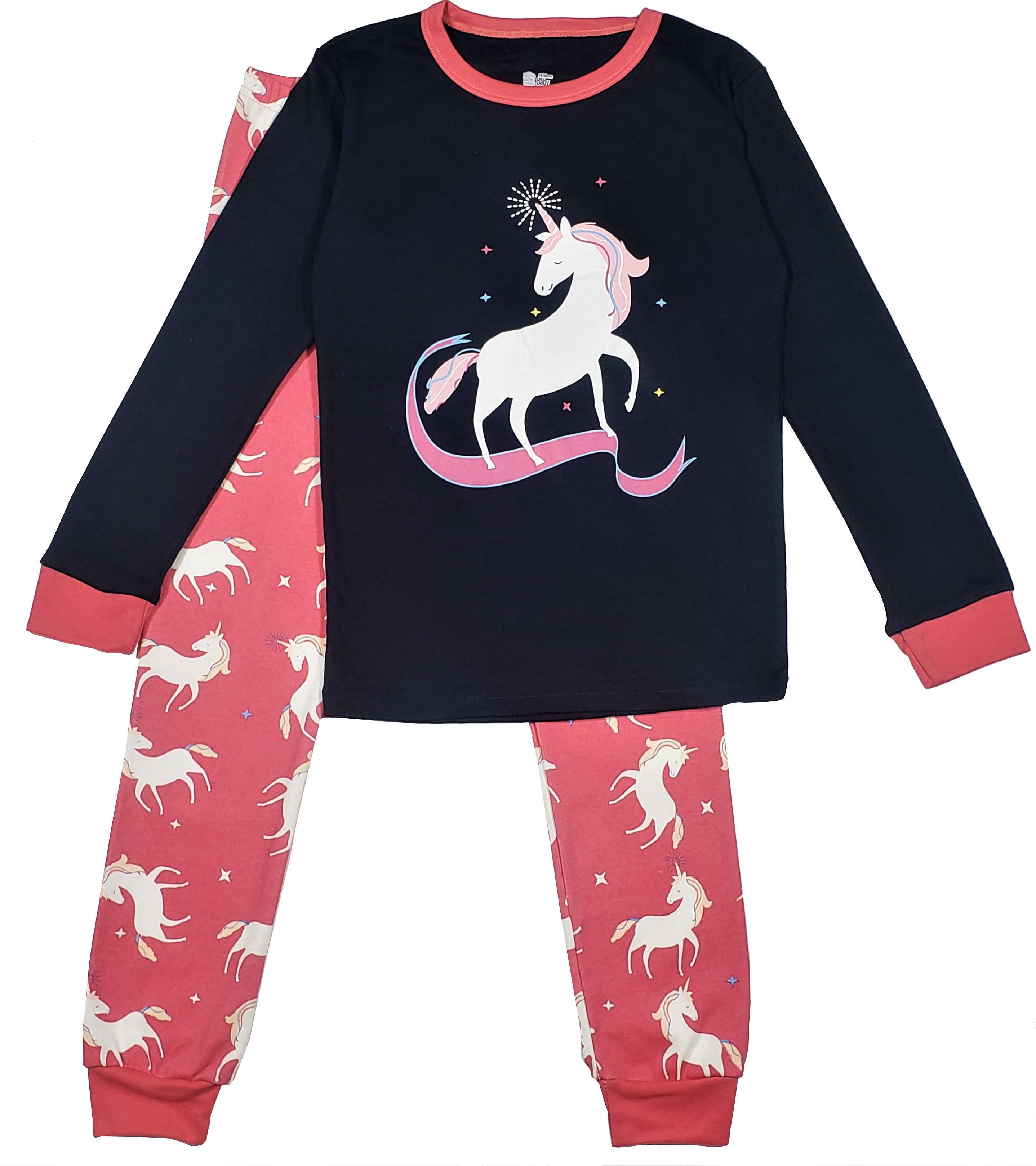 Pijama algodón niña unicornio PJ009-0