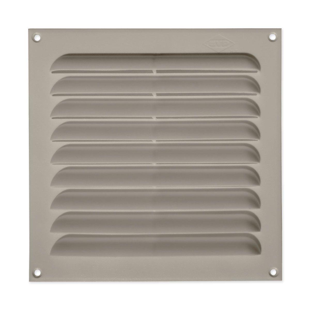 Celosía Ventilación PVC Plana 20x20cm Almendra 10 un DVP-2