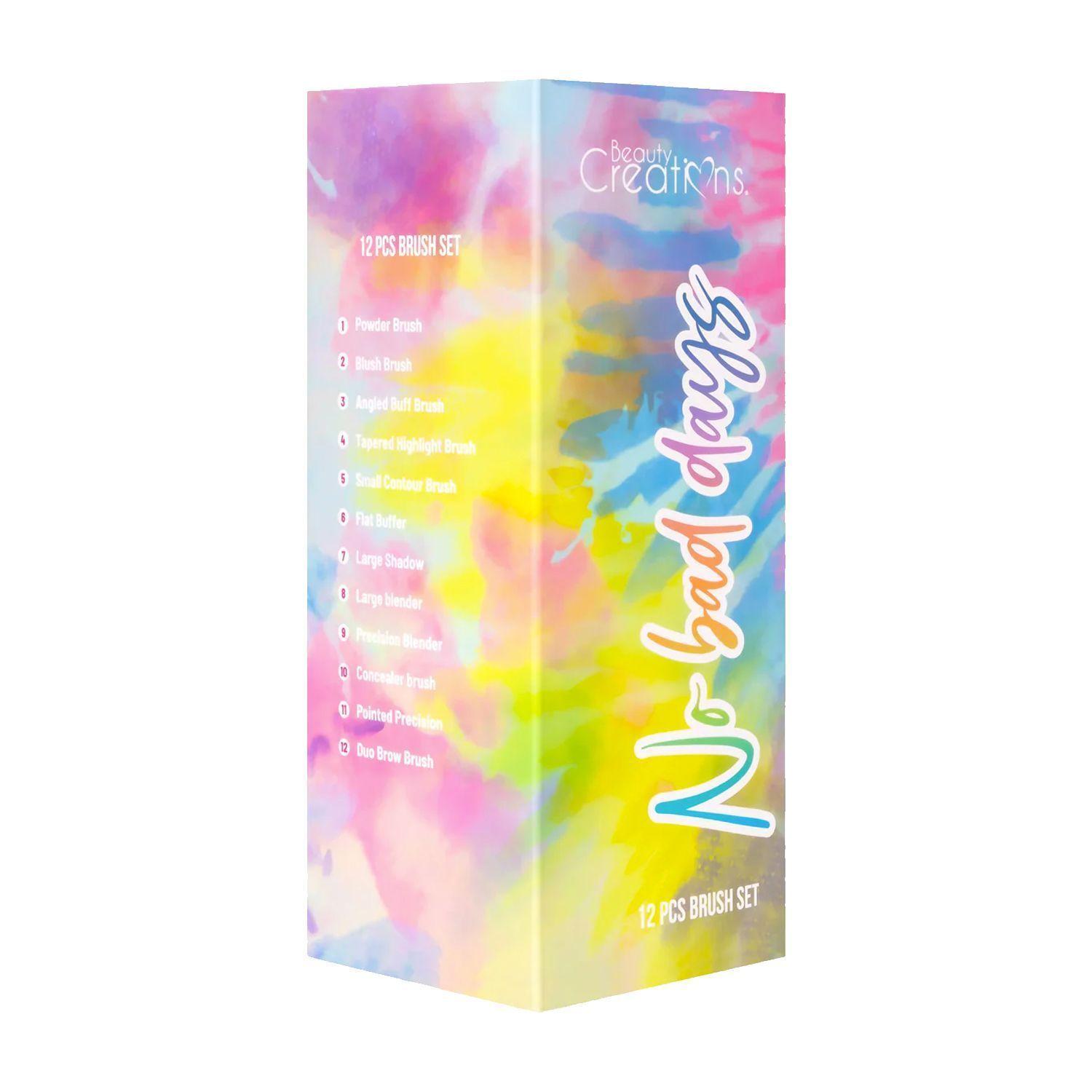 Set de 12 Brochas No Bad Days + Estuche Beauty Creations-3