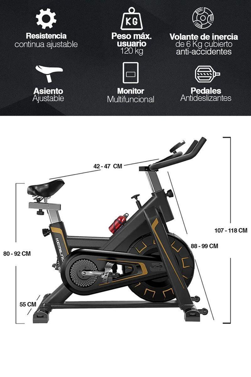 Bicicleta Spinning Dynamic Indoor Fitness K730-2