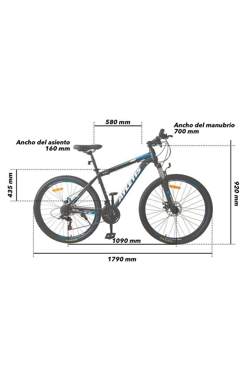 Bicicleta Mountain Bike Tomzak 27.5" Azul-1
