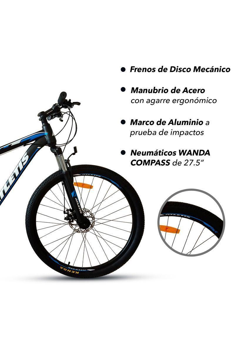 Bicicleta Mountain Bike Tomzak 27.5" Azul-4