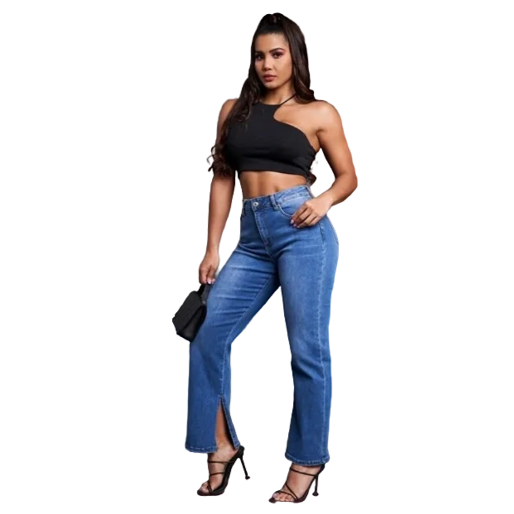 Jean Straight Relax Bota Ancha-0