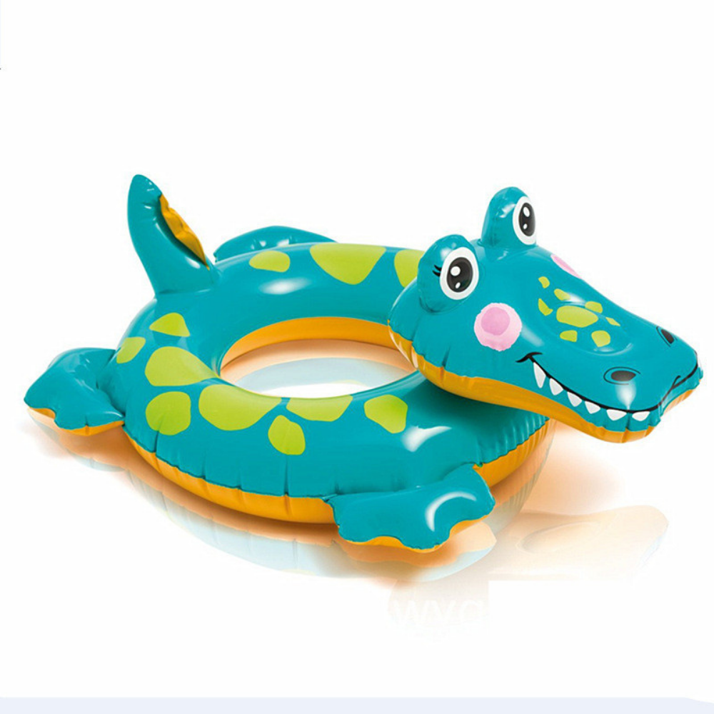 Flotador Inflable Cocodrilo 56 Cm Big Animal Ring-0