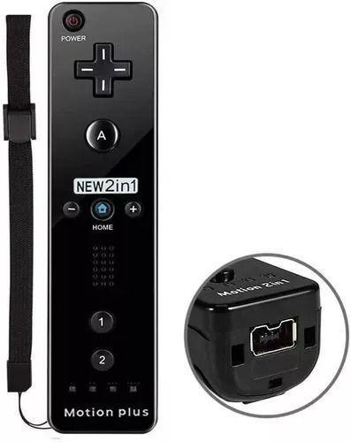 Joystick Para Wii Negro Control Wii Wiimote Mando Wii + Nunchuk-0