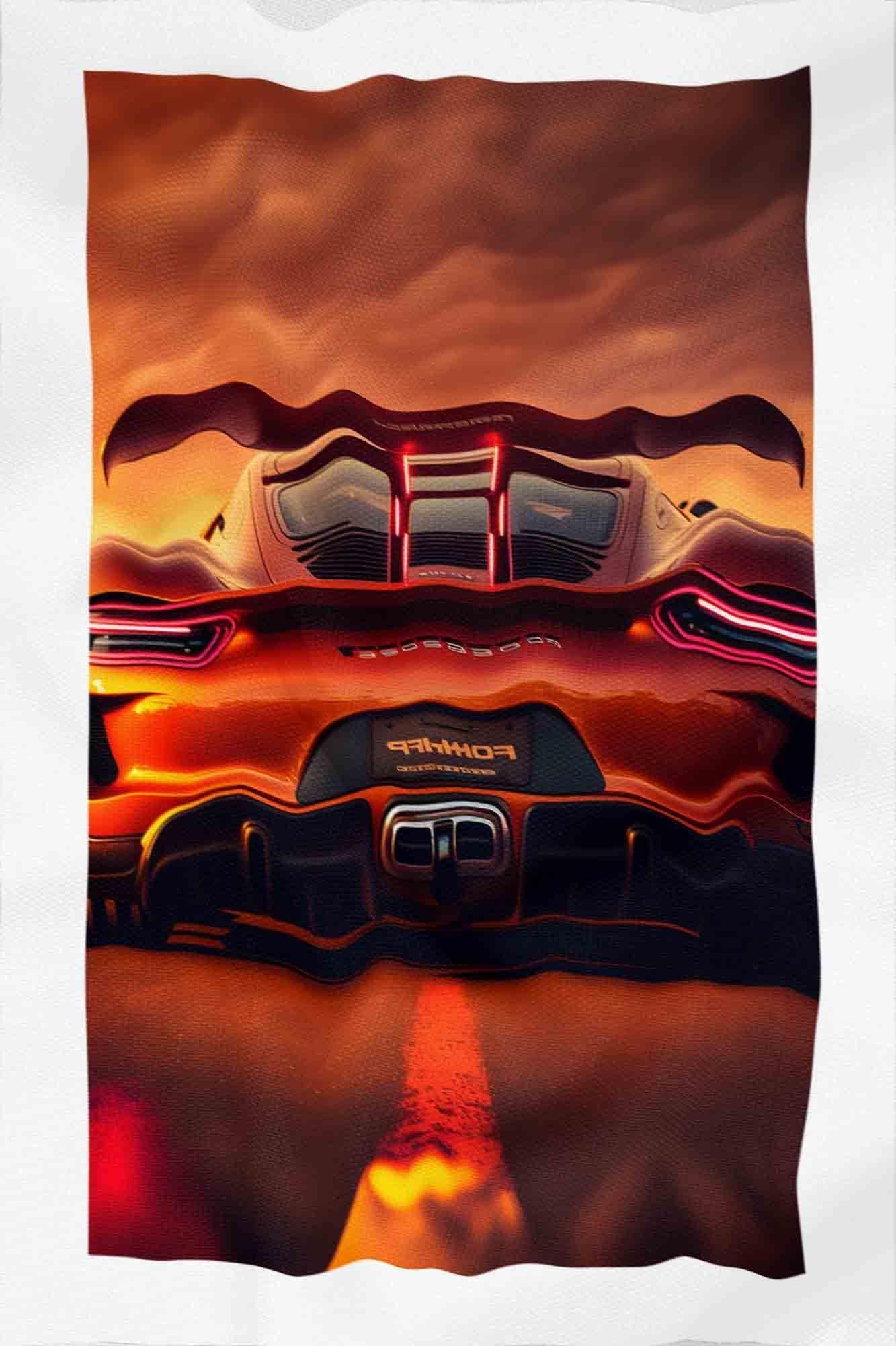 Tela Impermeable Estampada Carros D37 50cm x 70cm-2