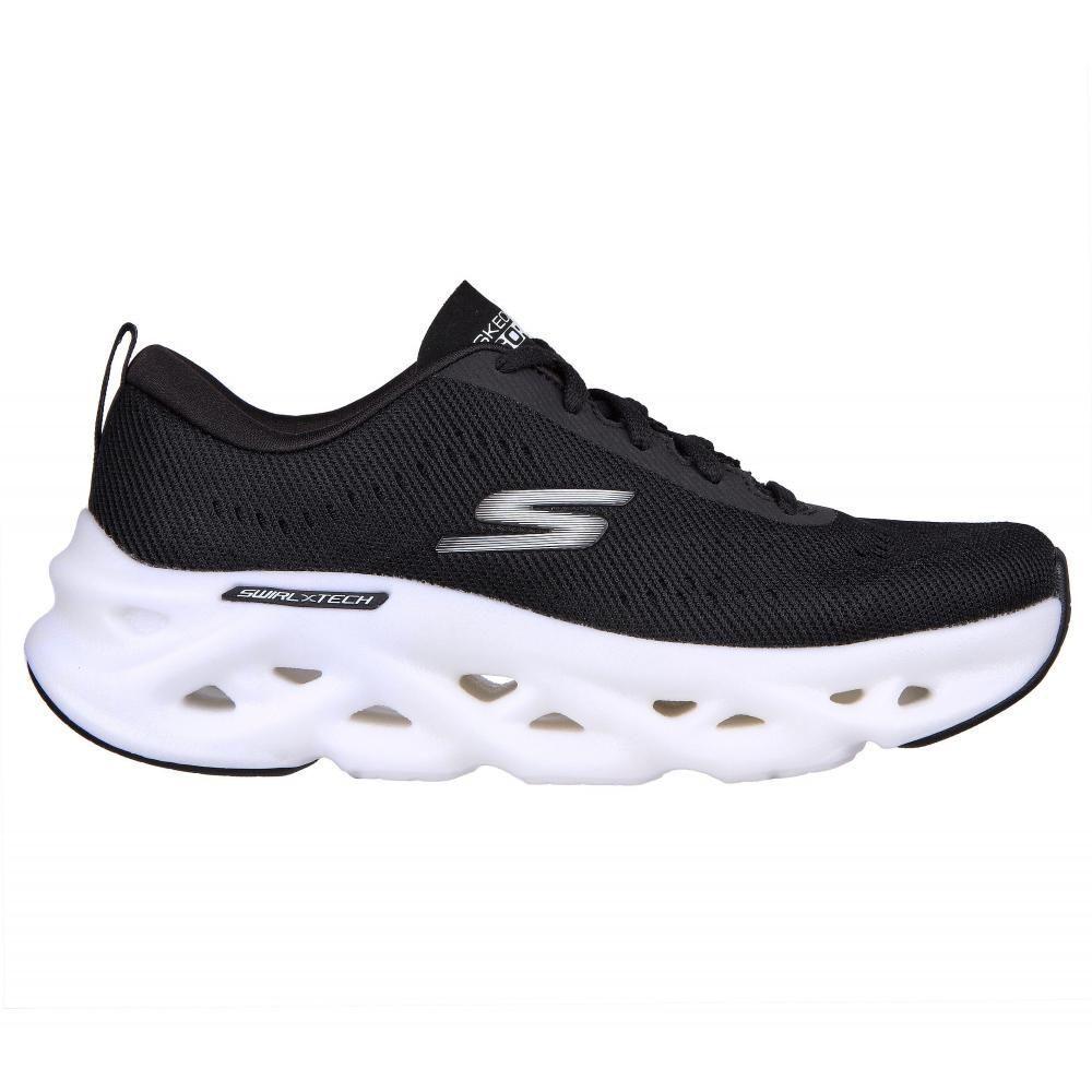 Zapatilla Mujer Go Run Swirl Tech Negro Skechers-4
