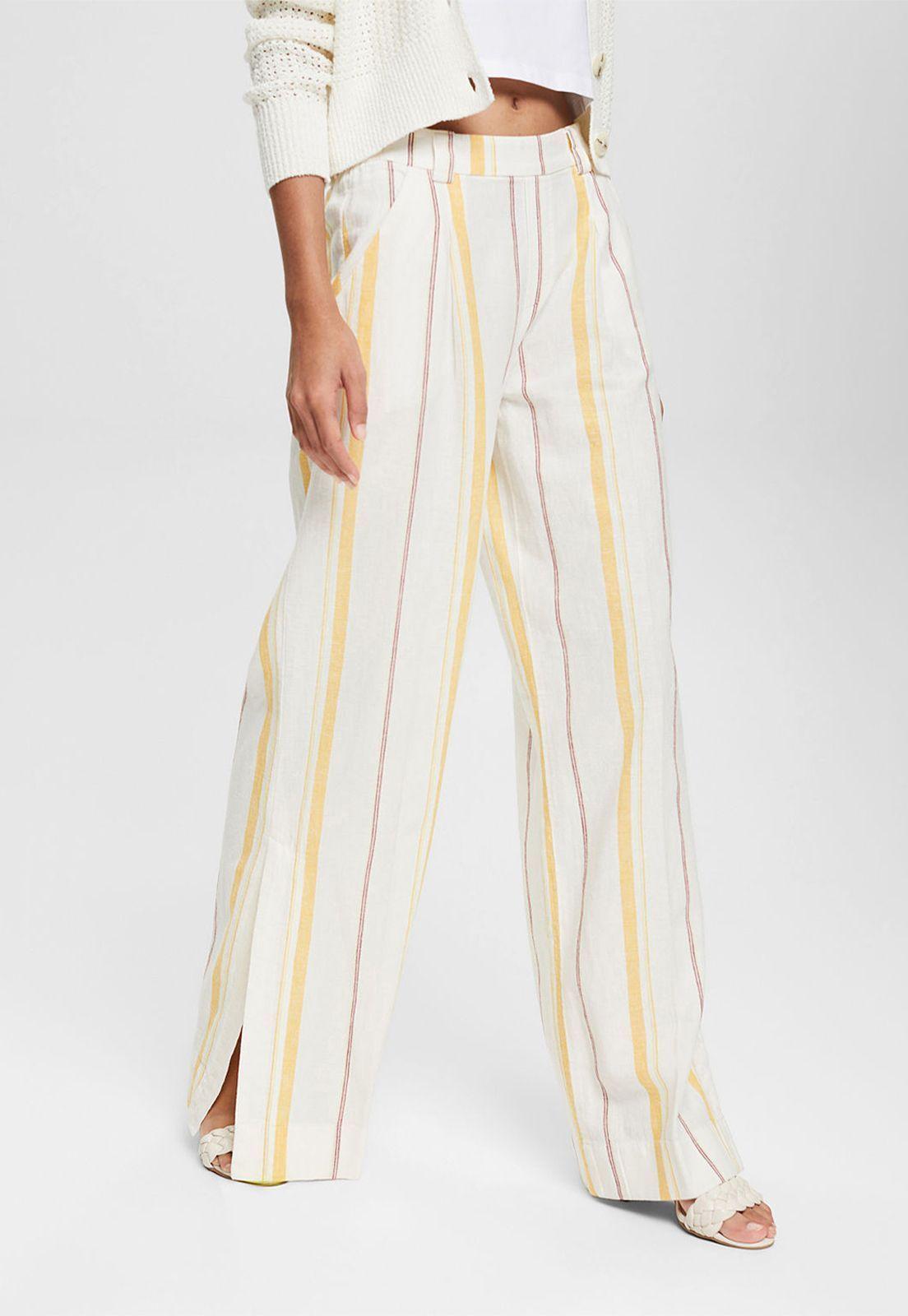 Pantalon De Lino Esprit-0