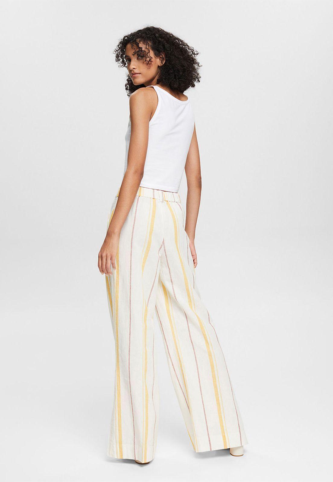 Pantalon De Lino Esprit-1