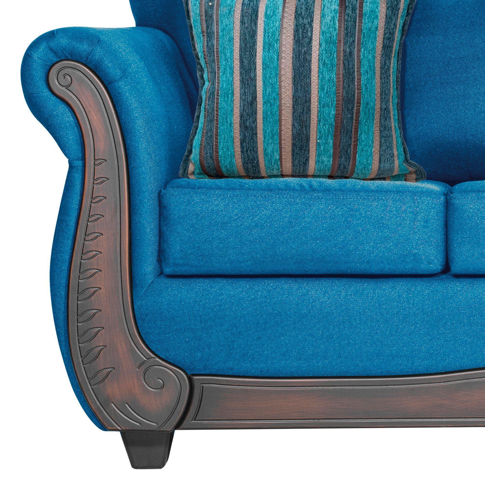 Juego de Living Llanquihue Azul 3-1-1 Cuerpos-3