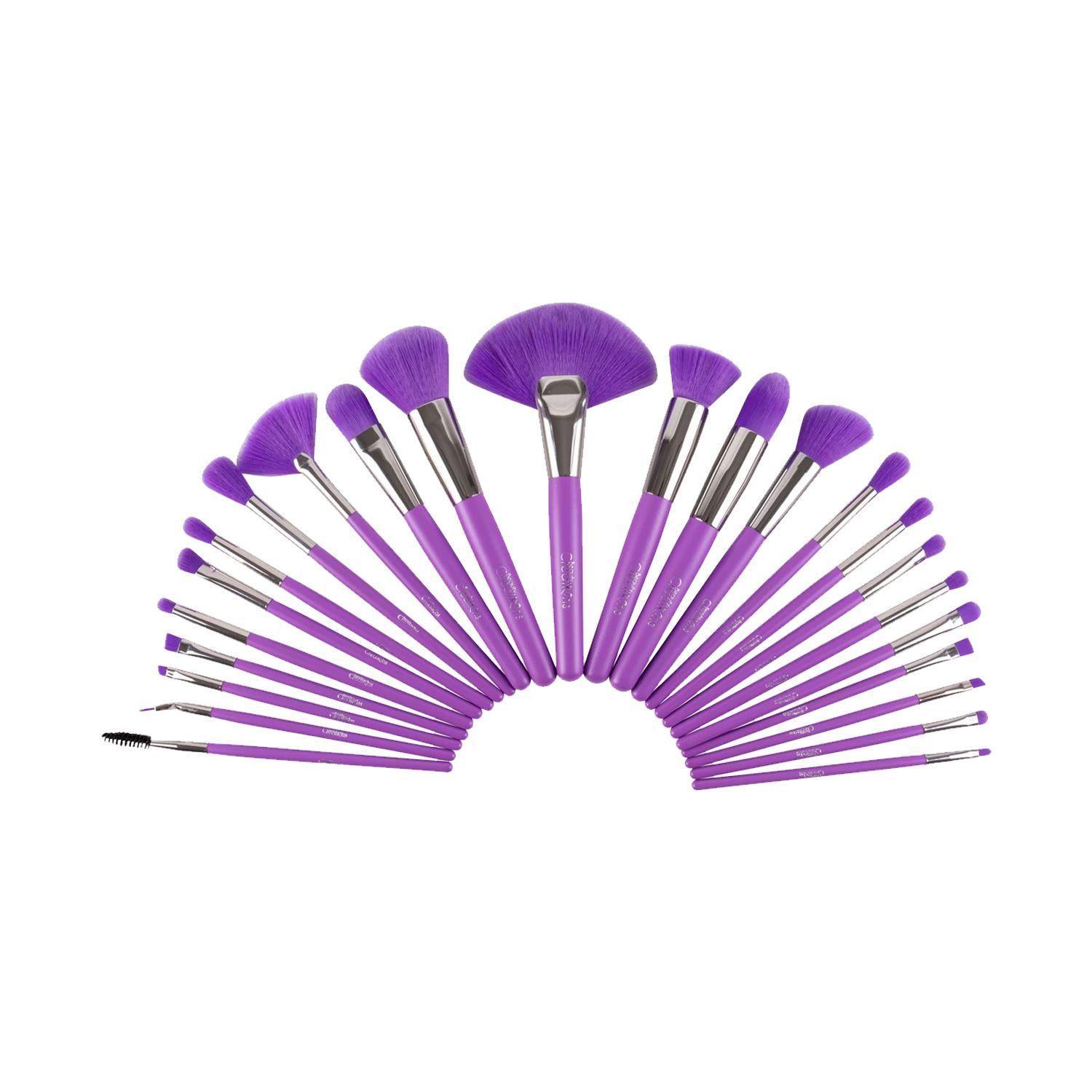 Set de 24 Brochas Neón Morado de Beauty Creations-1