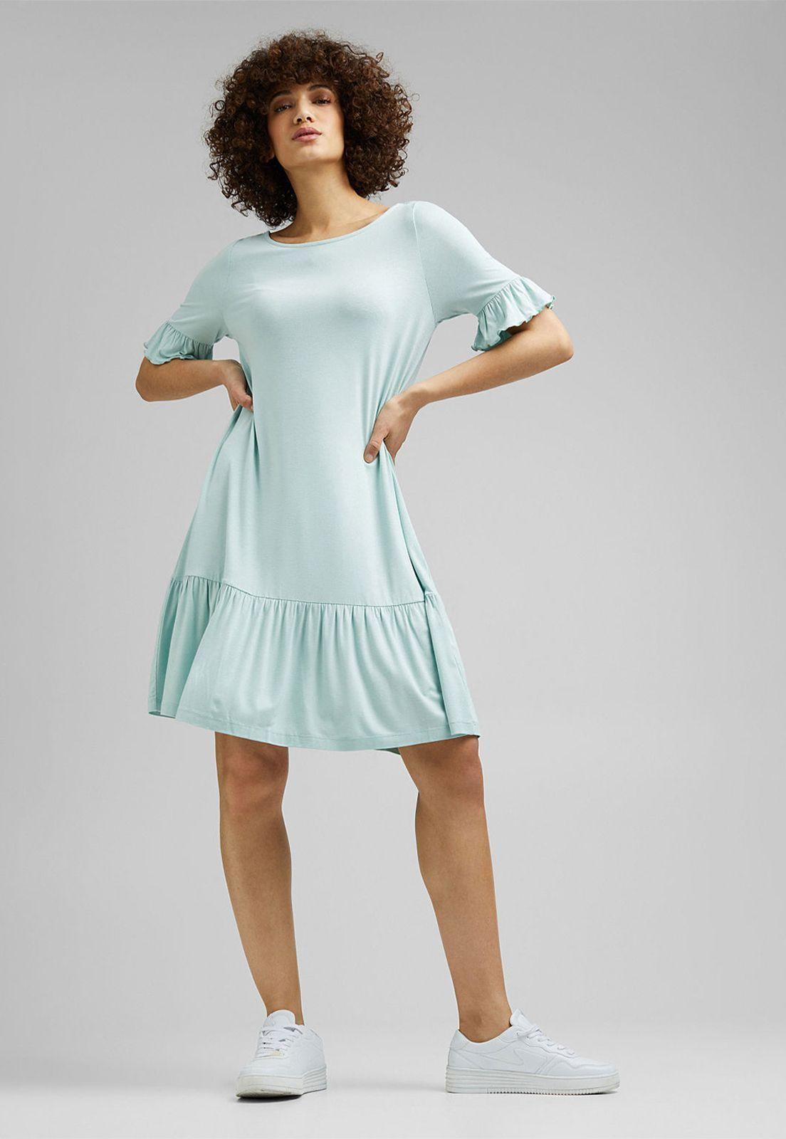 Vestido Fluido De Jersey Esprit-0