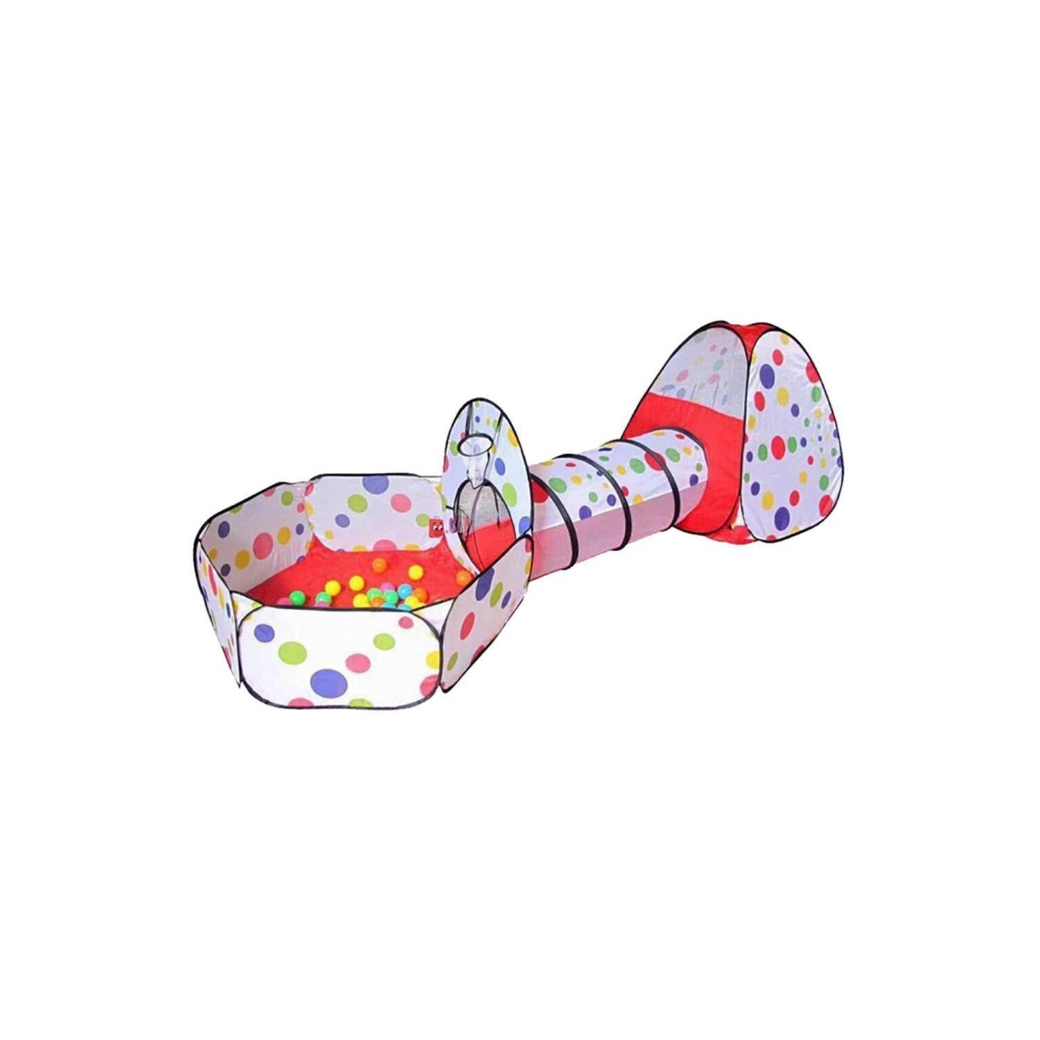 Carpa Piscina Casa Tunel Infantil Plegable Niño-0