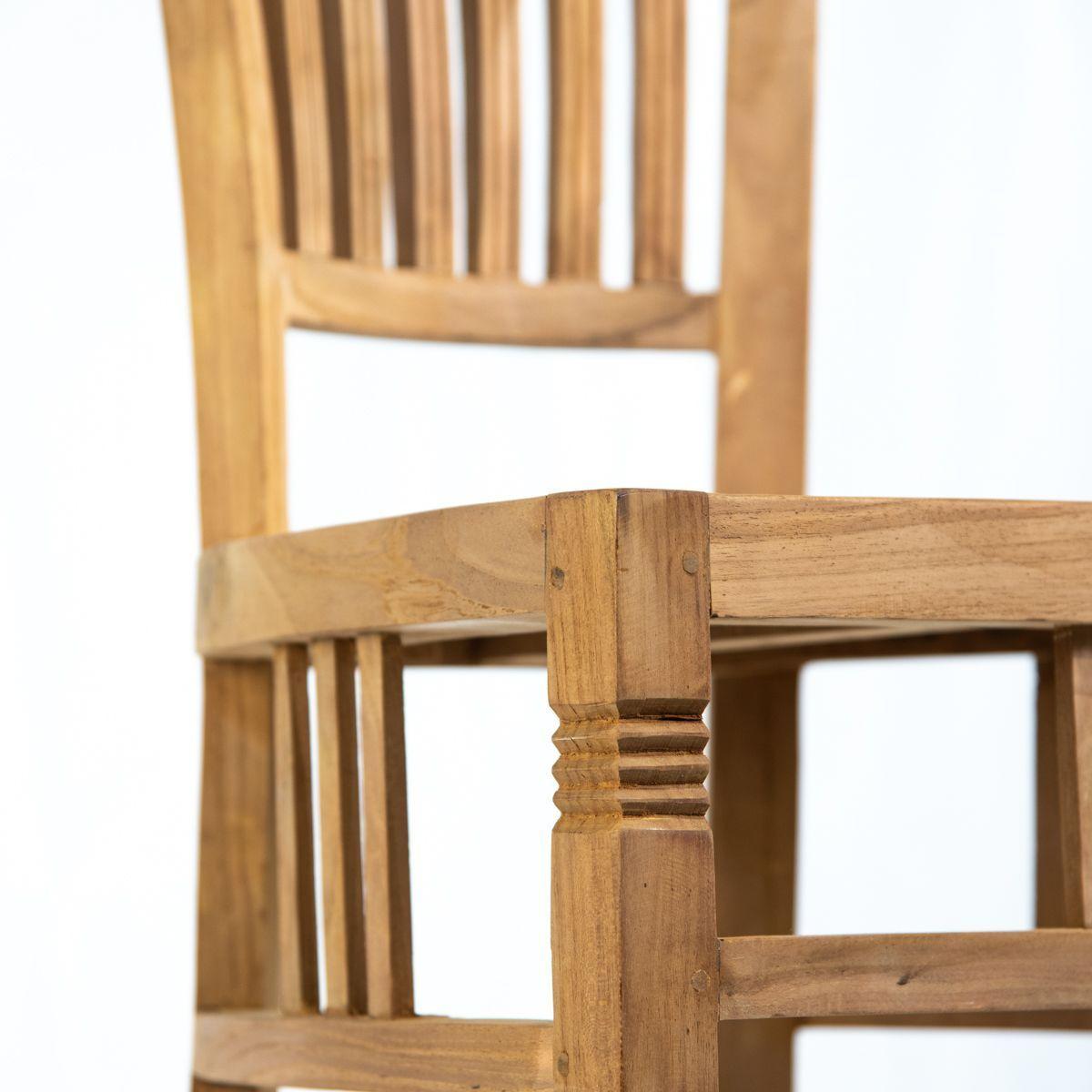 Silla de Bar Batavia Madera De Teca-5