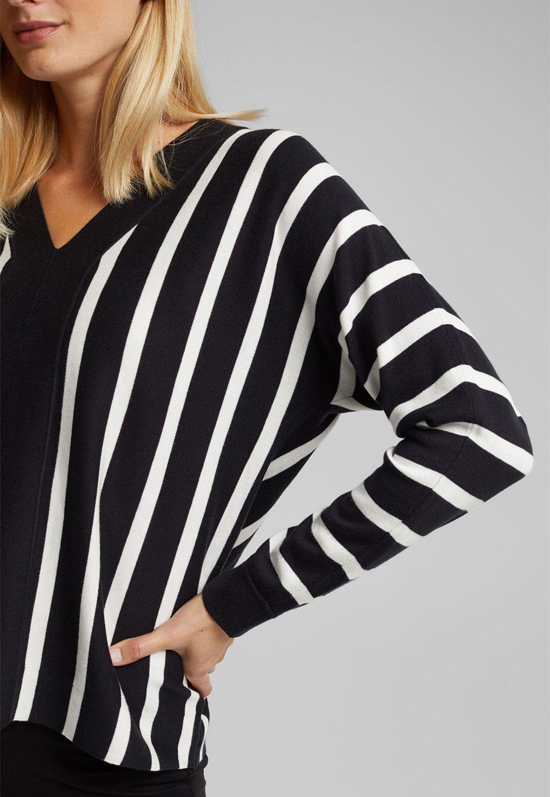 Sweater con tiras contrastantes-2