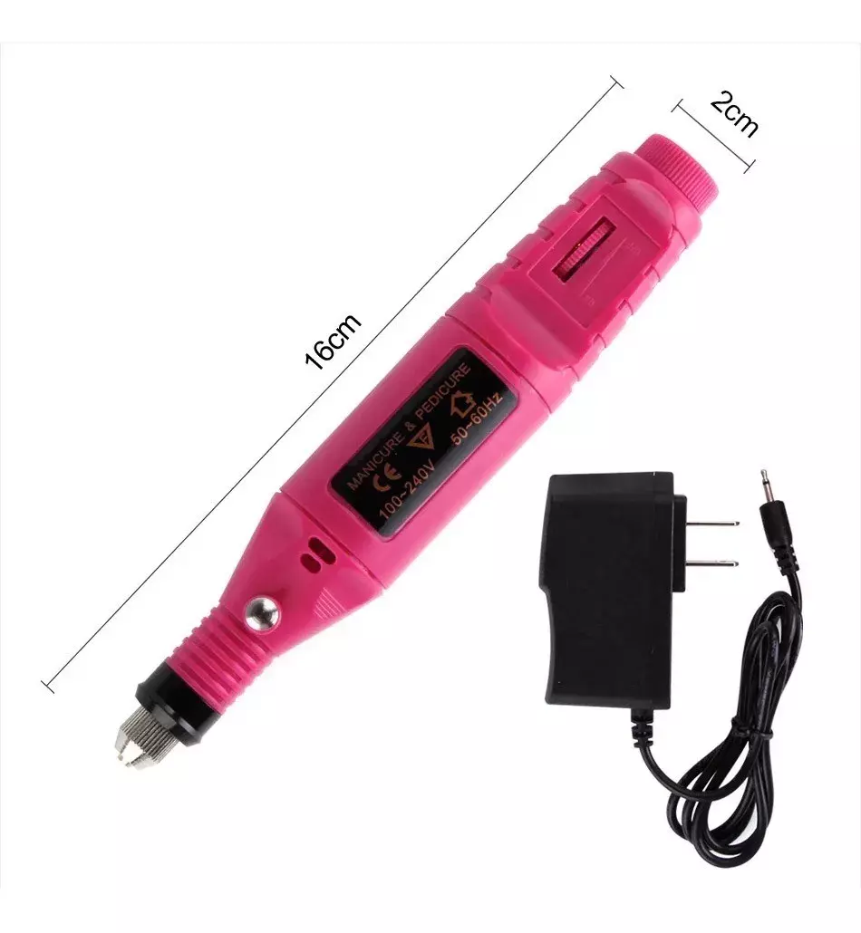 Torno Uñas Manicure 3000 Rpm rosa-1