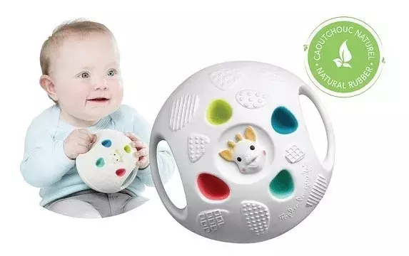 Pelota Sensorial Bebe Sophie So Pure-2