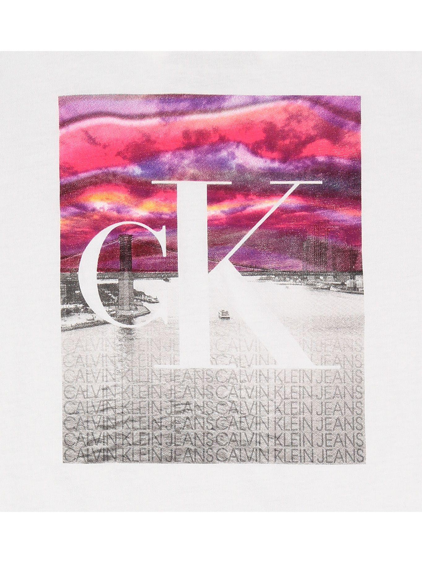 Polera Niña City Ck Blanco Calvin Klein-1