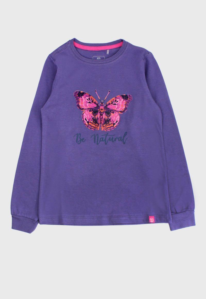 Polera Niña Upf Estampada Ficcustex-0