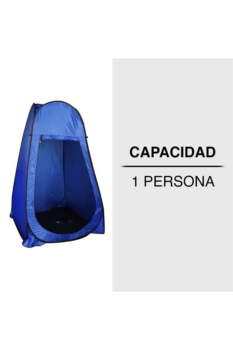 Vestidor de Camping Azul-4