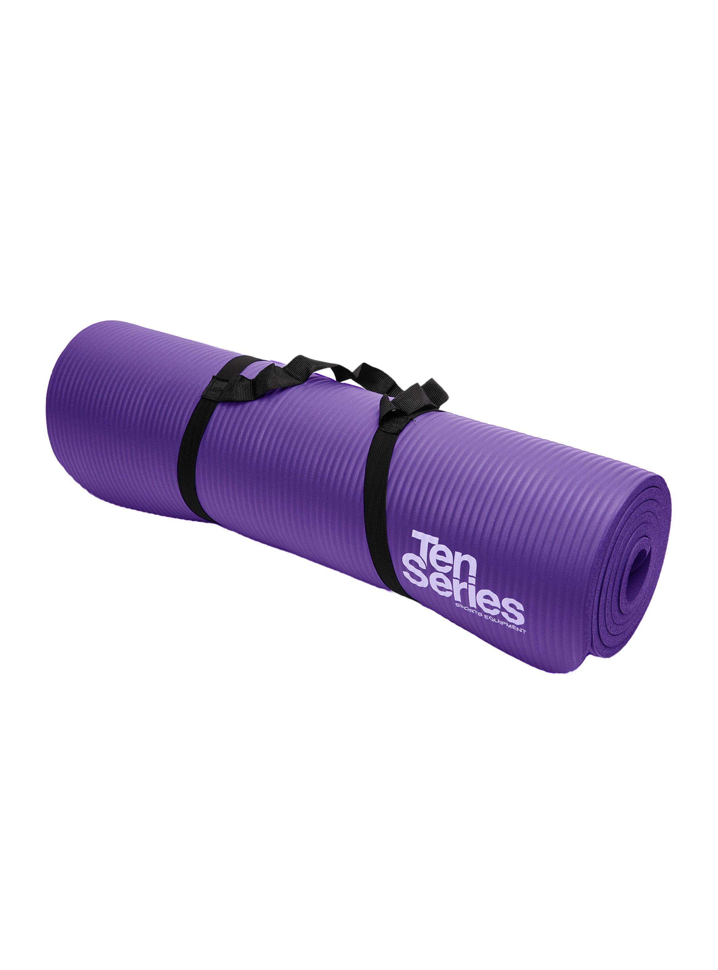 Mat De Yoga y Entrenamiento Morado Ten series-2