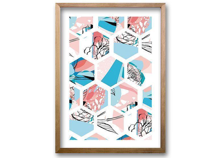 Cuadro 50x35 cm ilustración Colmena-0