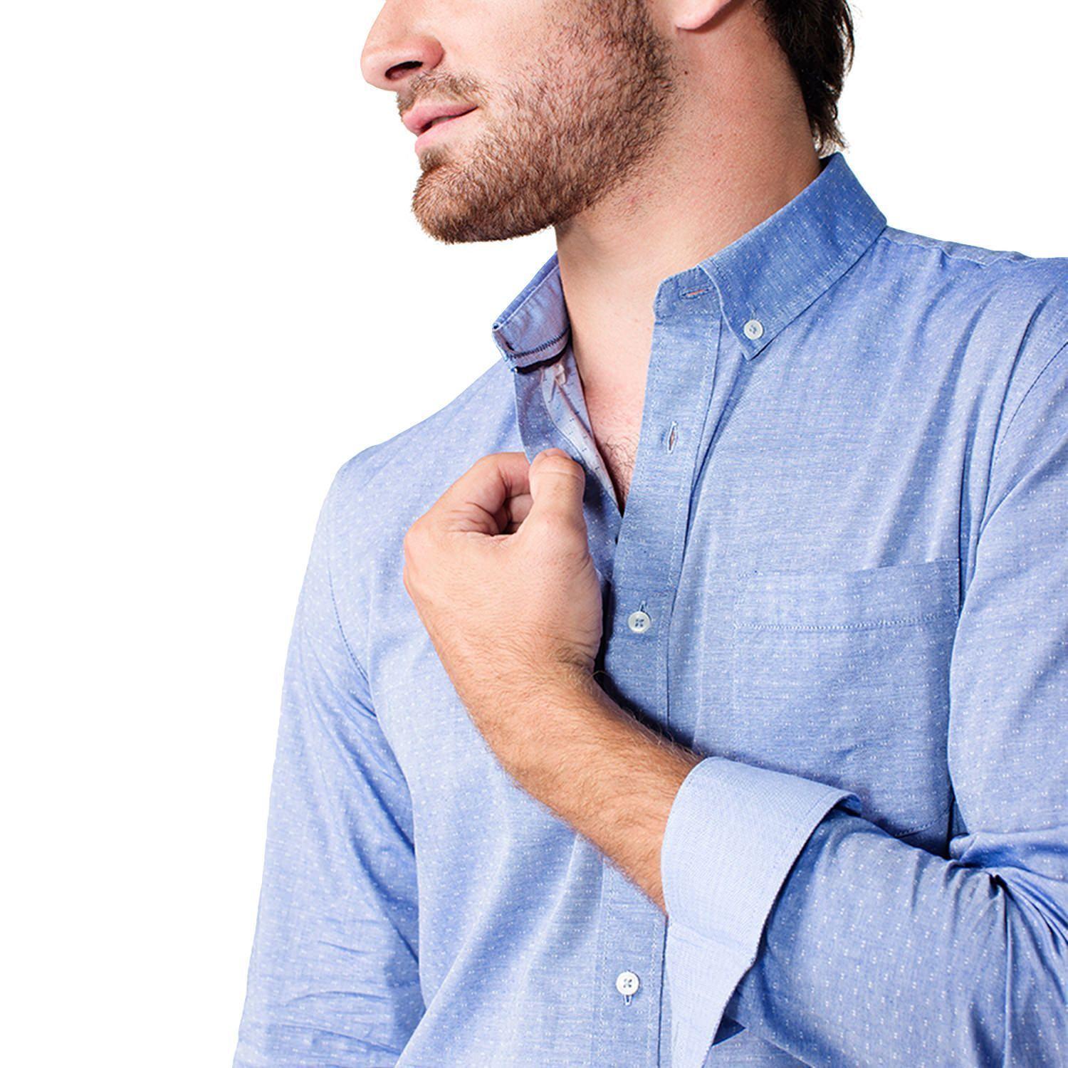Camisa Essentials Jaqcuard Manga Larga-2