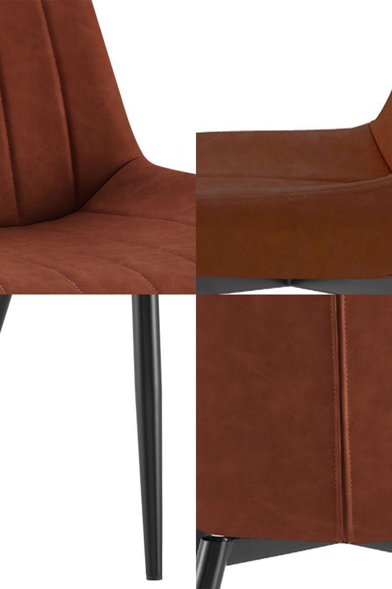 Pack 2 Silla Comedor Sitial Dorianna Café-4