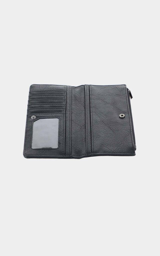 Billetera Grande Emboss Negra Humana-2