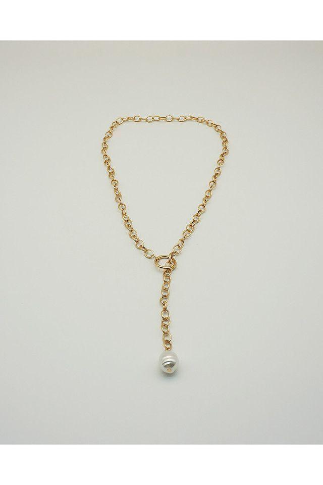 Collar Corto Perlita Dorado I-D-0