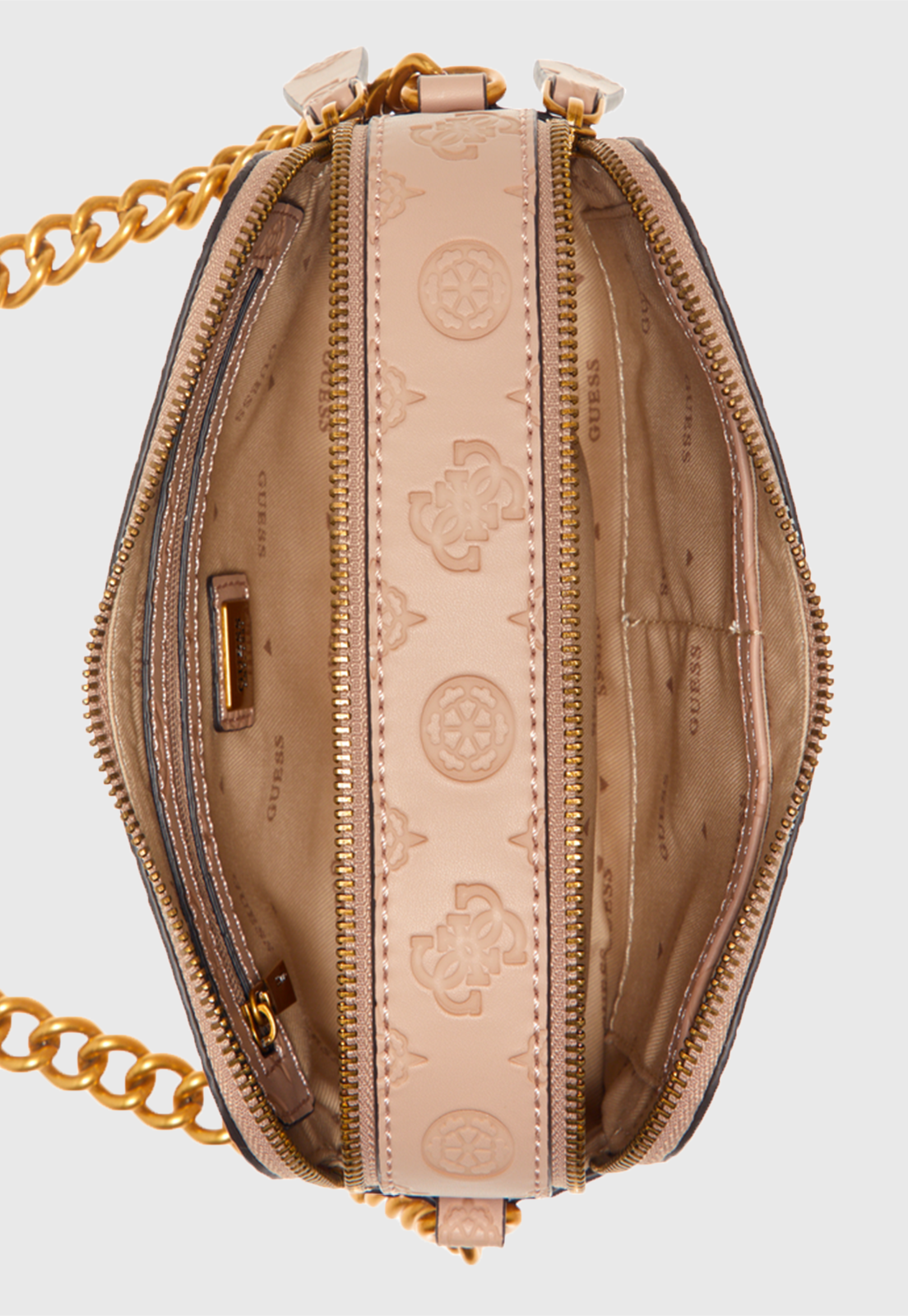 Cartera Noelle Crossbody Camera Bfo Beige Guess-1