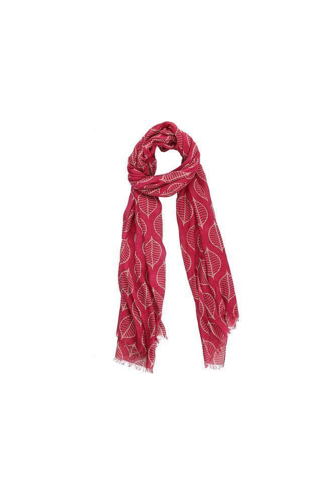 Pañuelo Estampado Leaves Magenta Humana-0