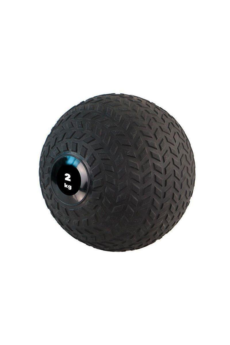 Slam Ball Pro Tire Medicinal 2 Kg Negro-0
