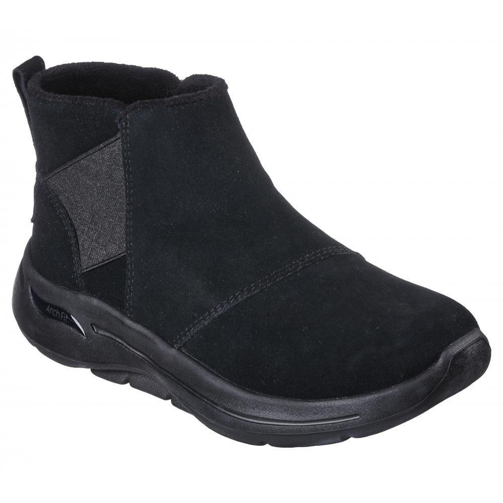 Botin Mujer Go Walk Arch Fit Boot Negro Skechers-0