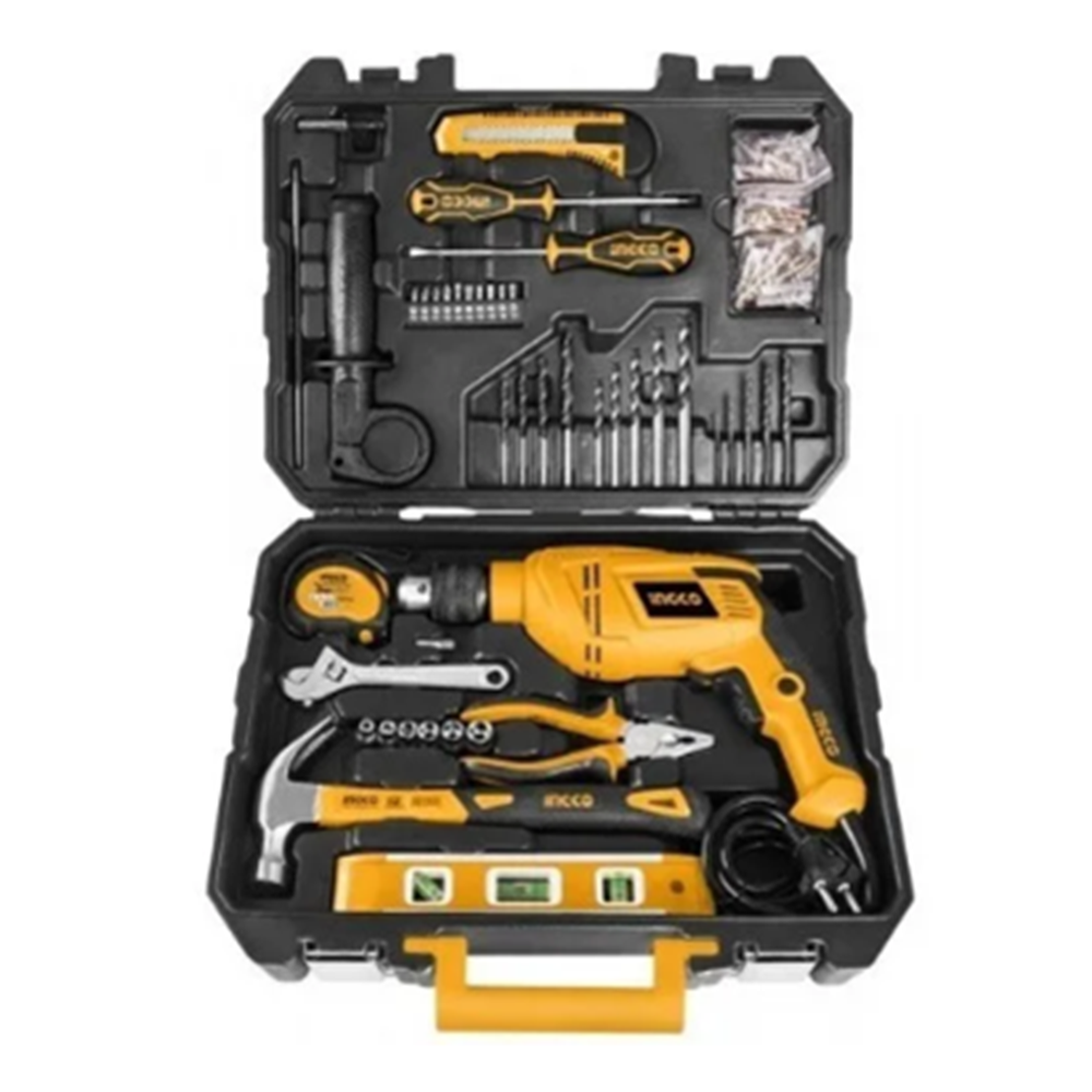Kit Taladro Percutor 650w + Herramientas 101 Pcs-0