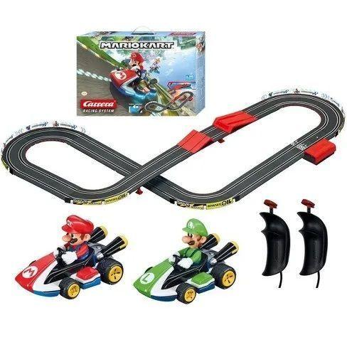 PISTA NINTENDO MARIO KART . ROYAL RACEWAY DE 4,3 MTS Y AUTOS ESCALA 1,43 CON SALTO-0