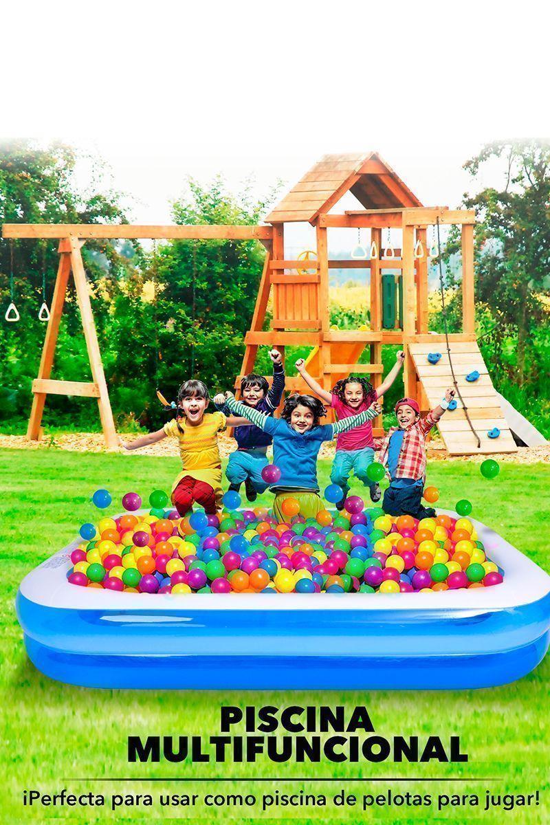 Piscina Rectangular Inflable 780 L 235x155x40 cm-4