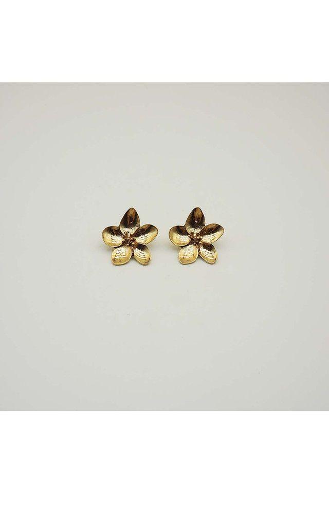 Aros Pegados Fiore Dorados i-D-0