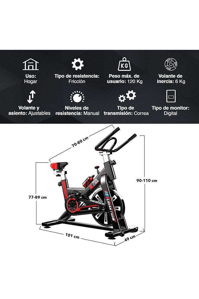 Pack Trotadora FitBS815+Spinning HomeFitness Negro-2
