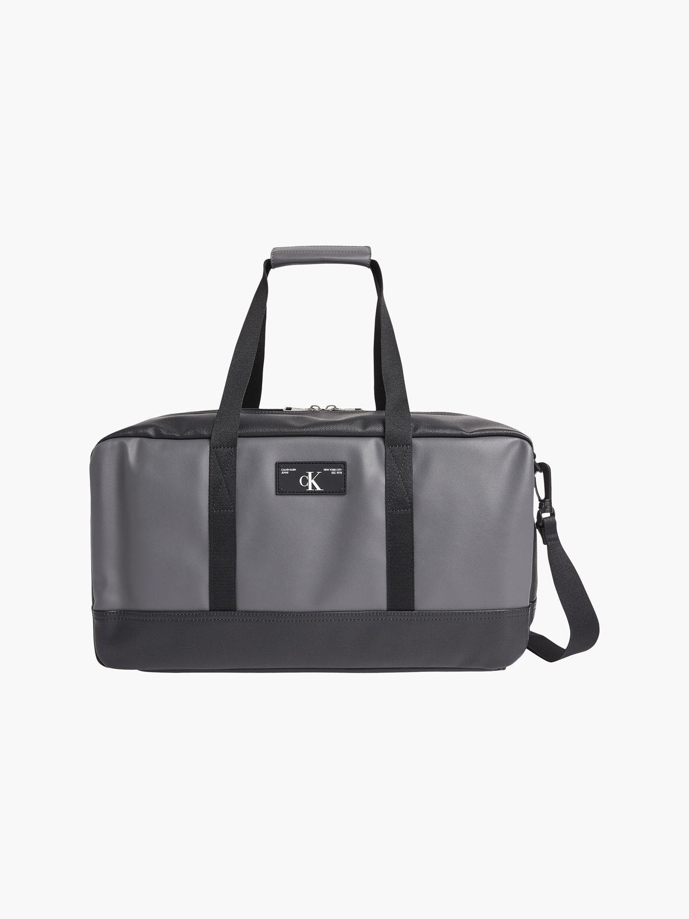 Bolso Mix Media Duffle Gris Calvin Klein-0