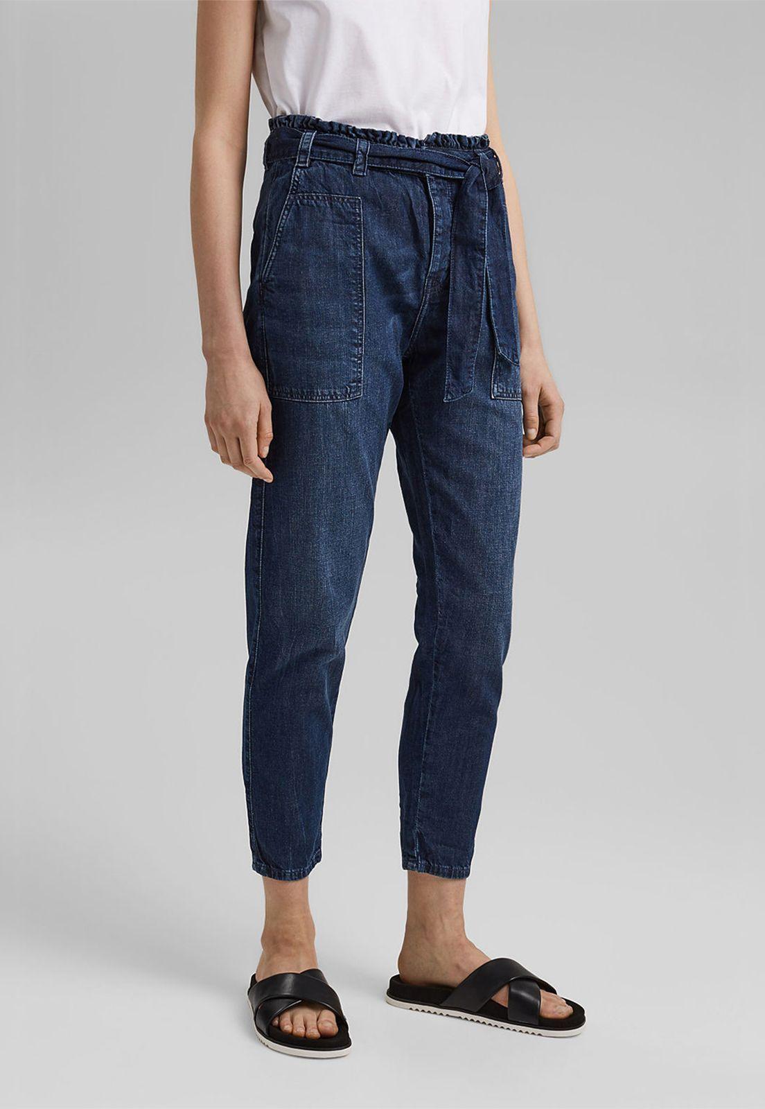 Jeans Mujer Straight Medium Rise Esprit-0