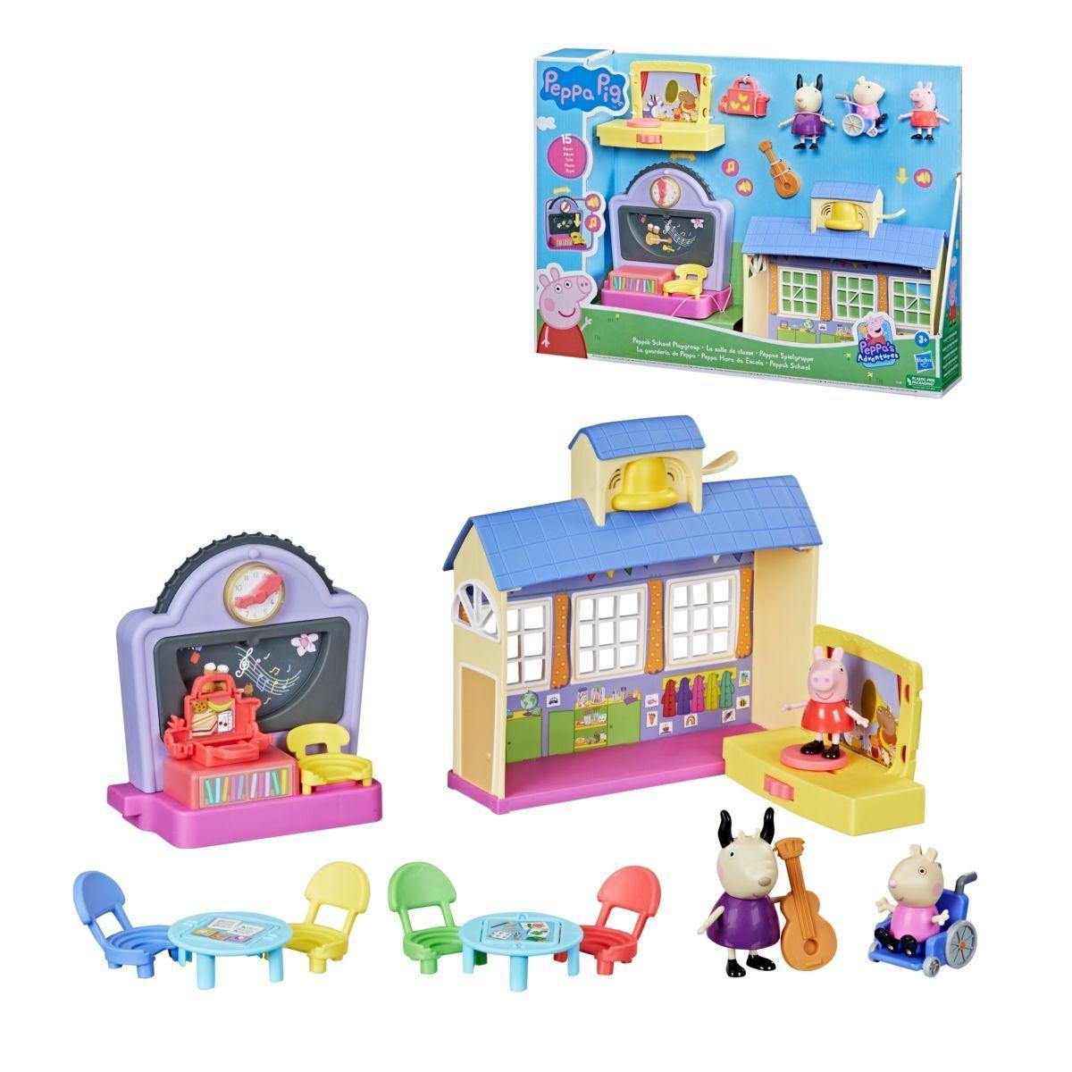 Peppa Pig Set De Escuela Y Casa-0